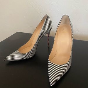 Striped louboutins